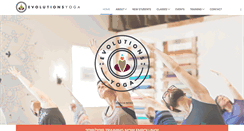 Desktop Screenshot of evolutionsyoga.com